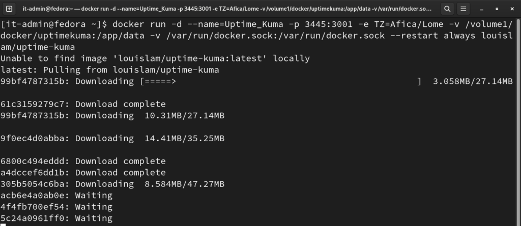 Uptime-kuma IT-ADMIN