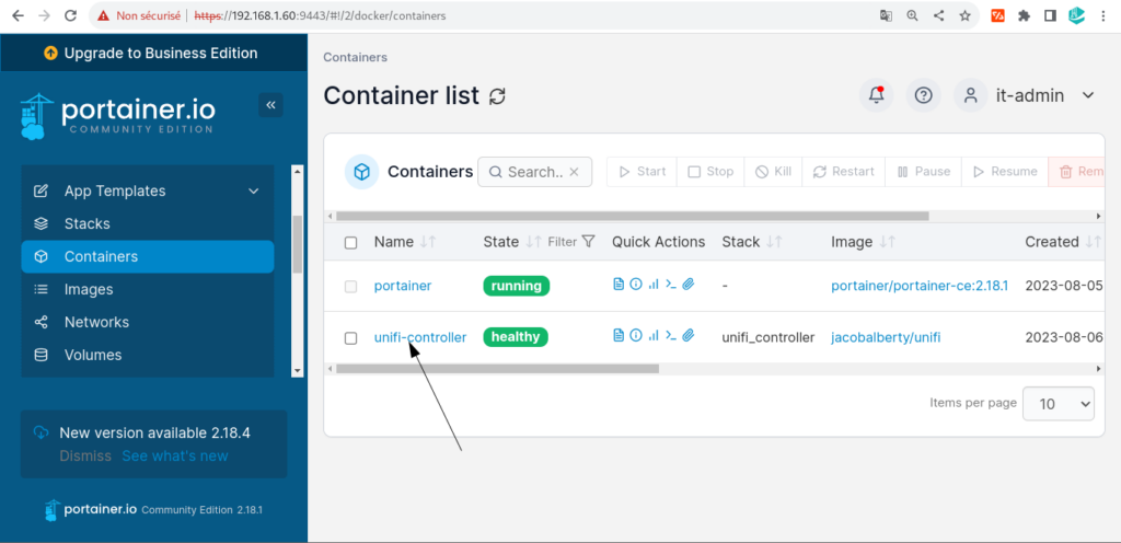 unifi controller conteneur unifi controller conteneur iT-ADMIN