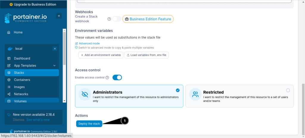 unifi controller stack IT-ADMIN