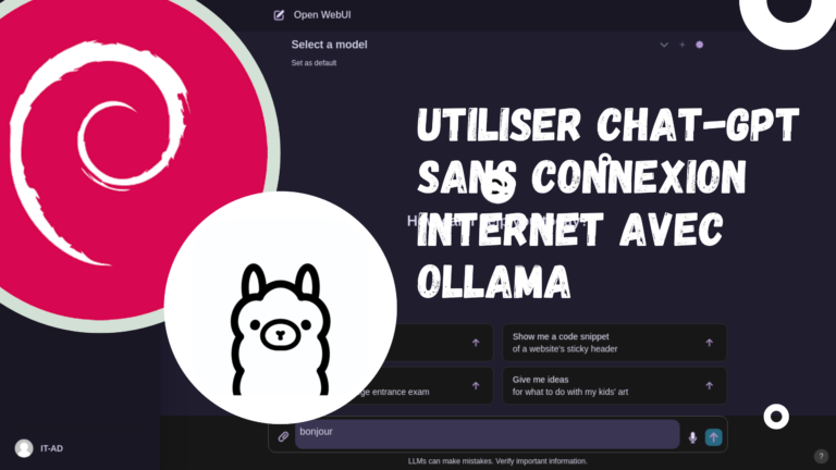Utiliser Chat-GPT sans connexion internet avec Ollama