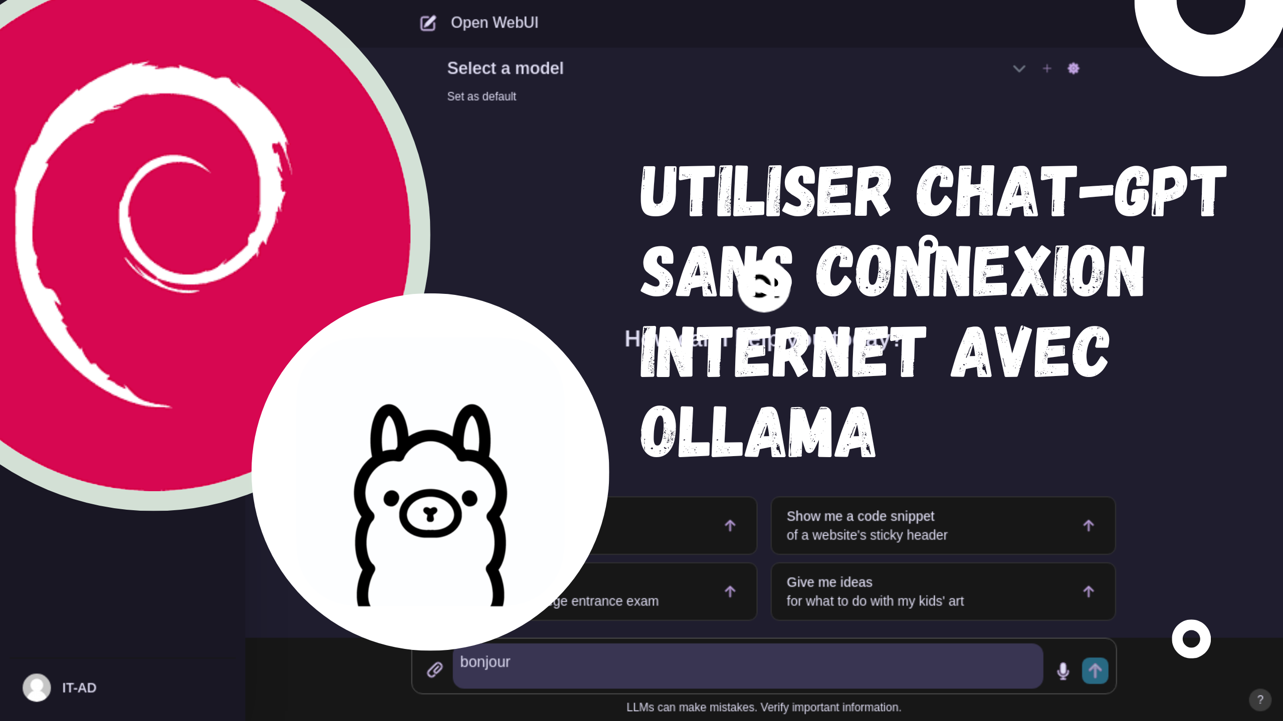 Utiliser Chat-GPT sans connexion internet avec Ollama