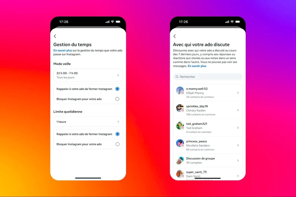 Instagram annonce le lancement des comptes pour adolescents