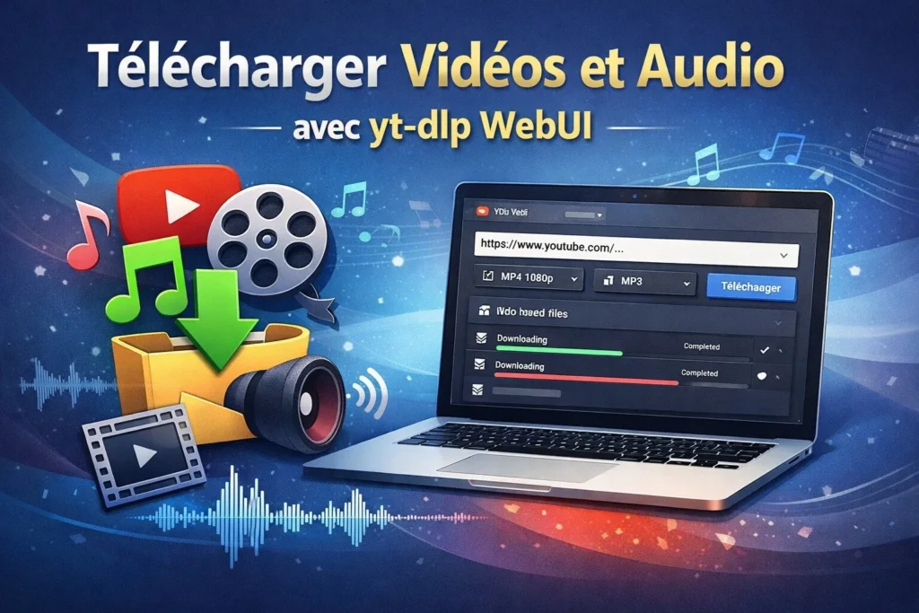 Télécharger Vidéos et Audio avec yt-dlp WebU