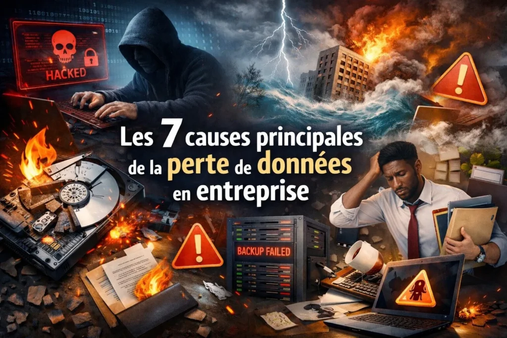 Les causes de la perte de données