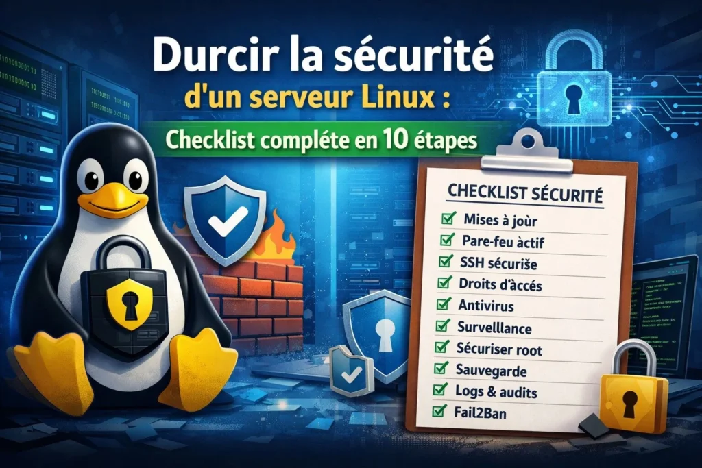 Durcir la sécurité d'un serveur Linux : checklist complète en 10 étapes