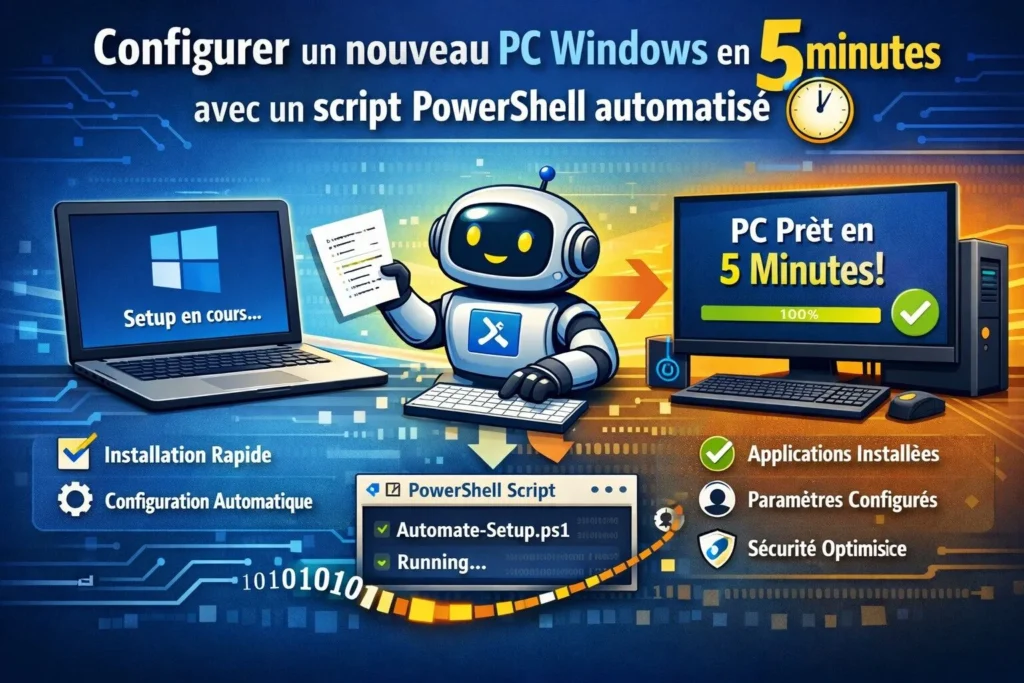Configuration PC rapide avec PowerShell