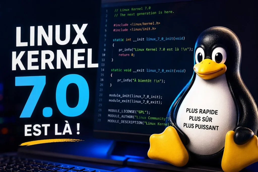 Linux Kernel 7.0 est là